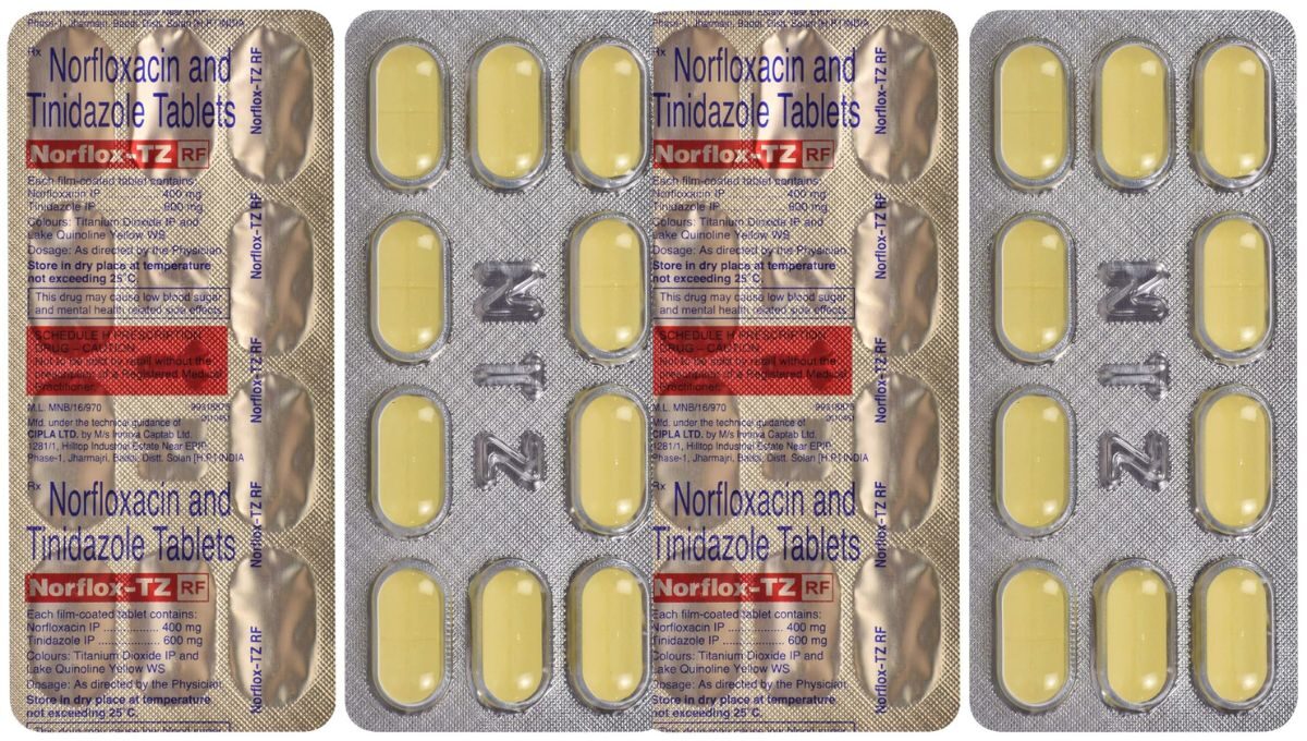 Norflox-TZ RF Tablet उपयोग खुराक दुष्प्रभाव सावधानियां