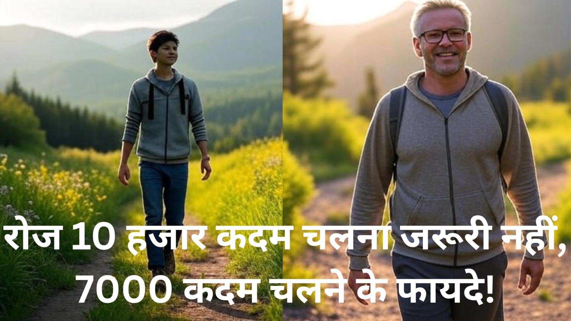 7000 कदम चलने के फायदे